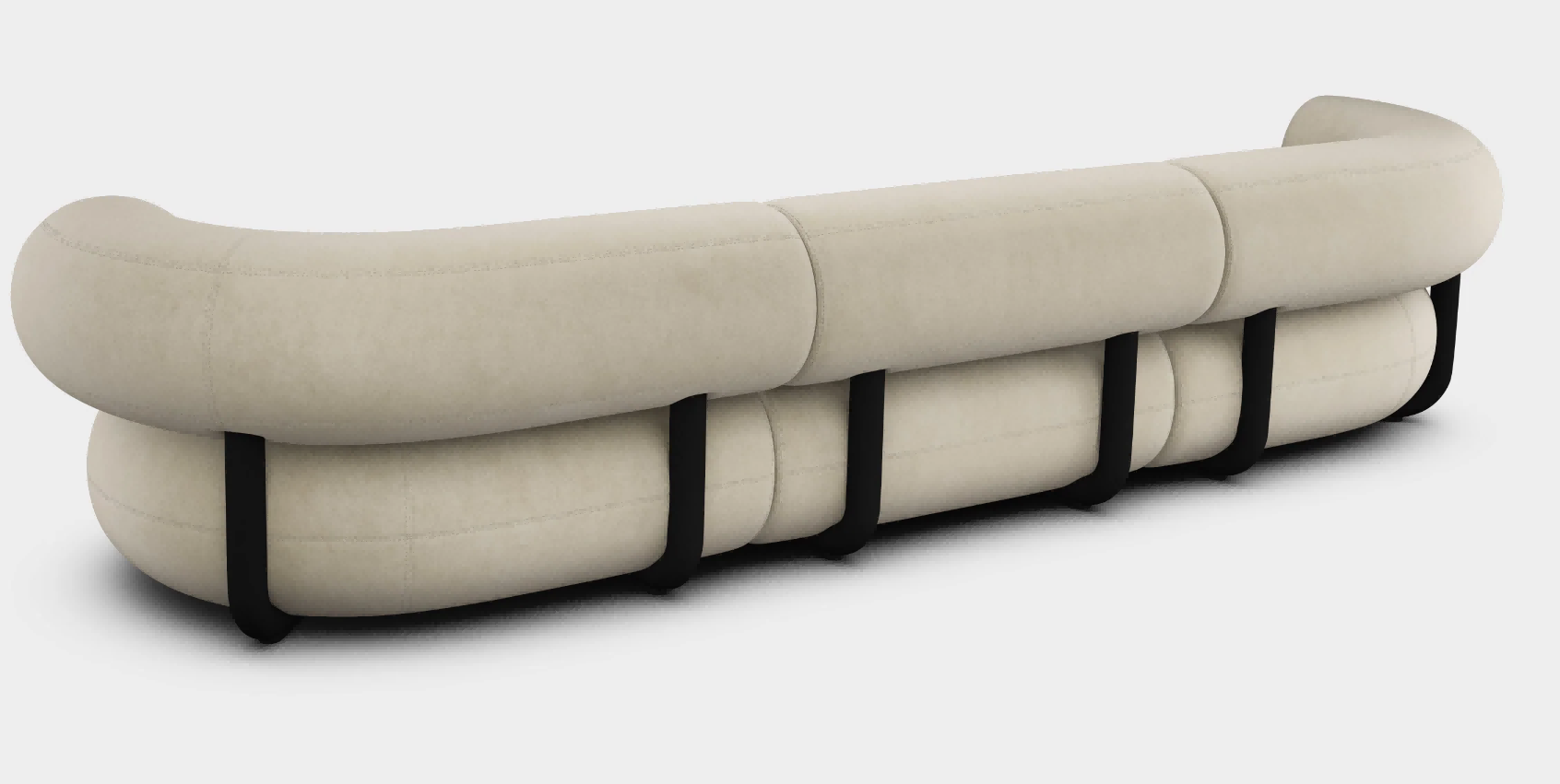 Gruba sofa modułowa